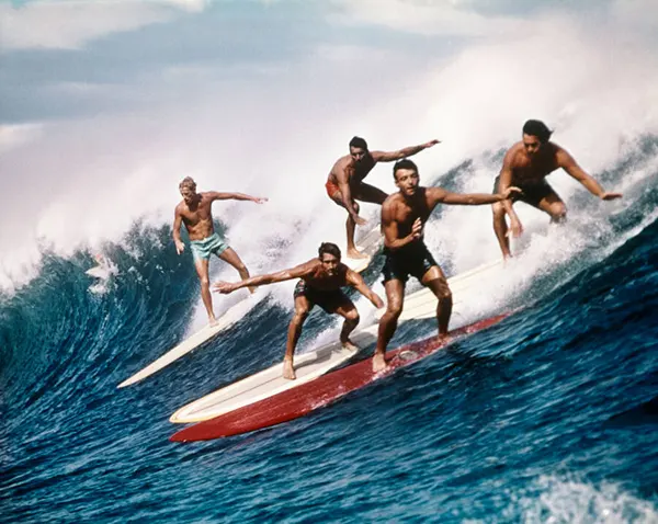 Vintage Photos of People Surfing