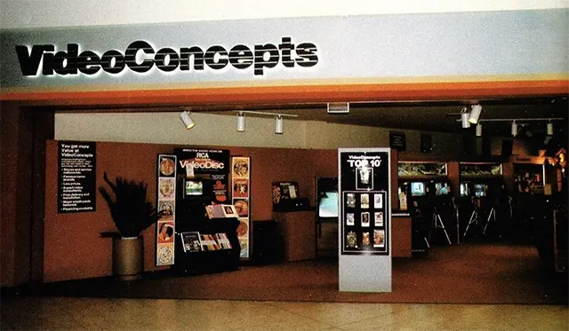 Vintage Photos of Video Rental Stores