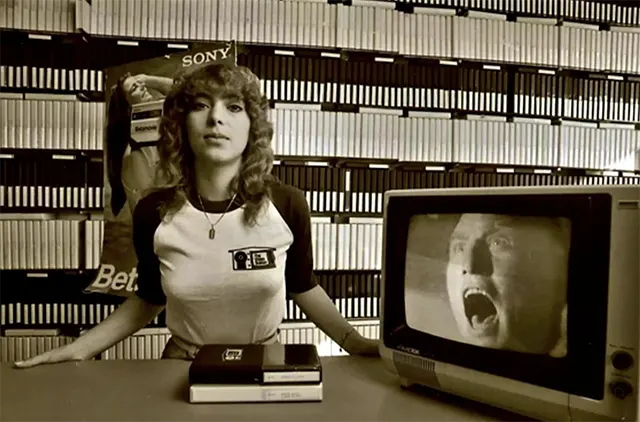 Vintage Photos of Video Rental Stores