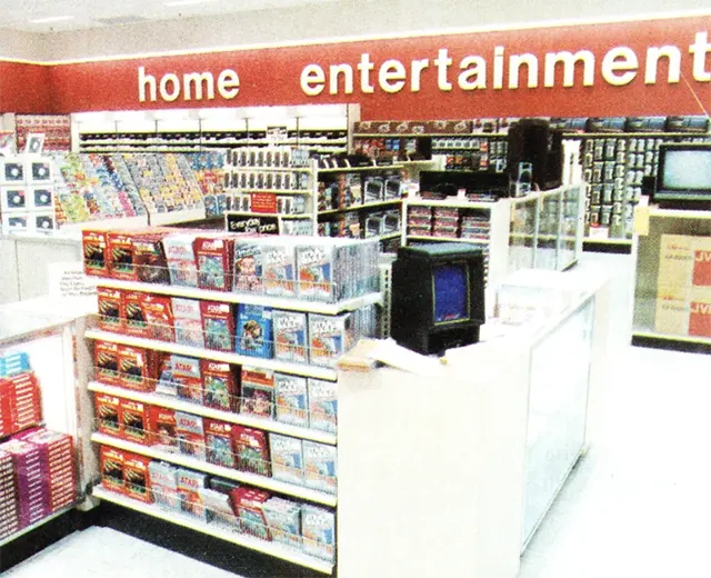 Vintage Photos of Video Rental Stores