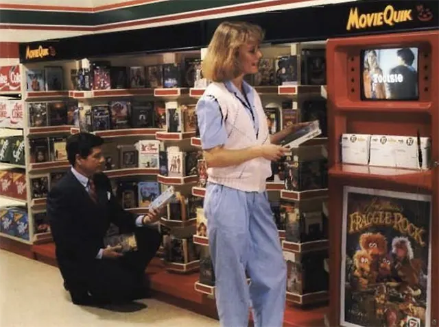 Vintage Photos of Video Rental Stores