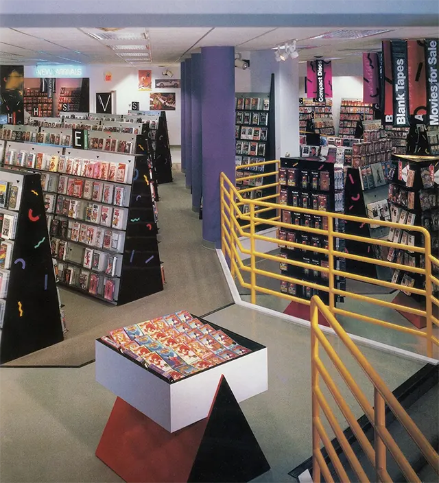 Vintage Photos of Video Rental Stores