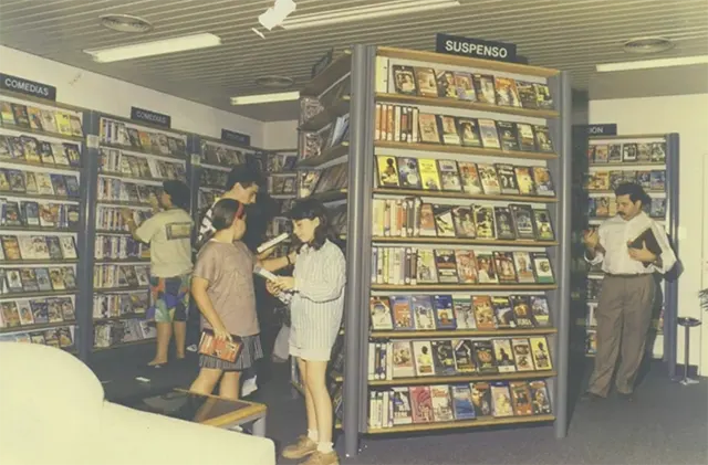 Vintage Photos of Video Rental Stores