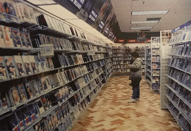 Vintage Photos of Video Rental Stores