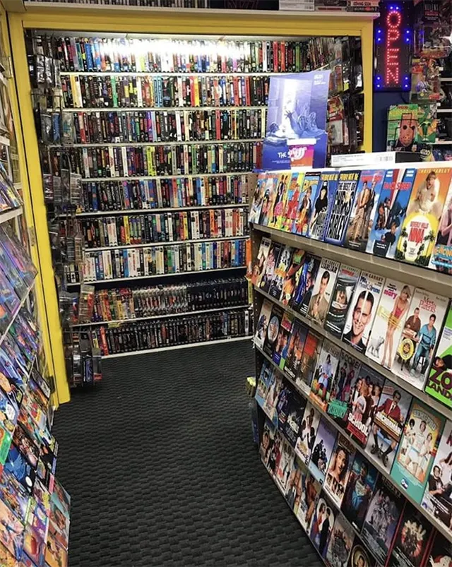 Vintage Photos of Video Rental Stores