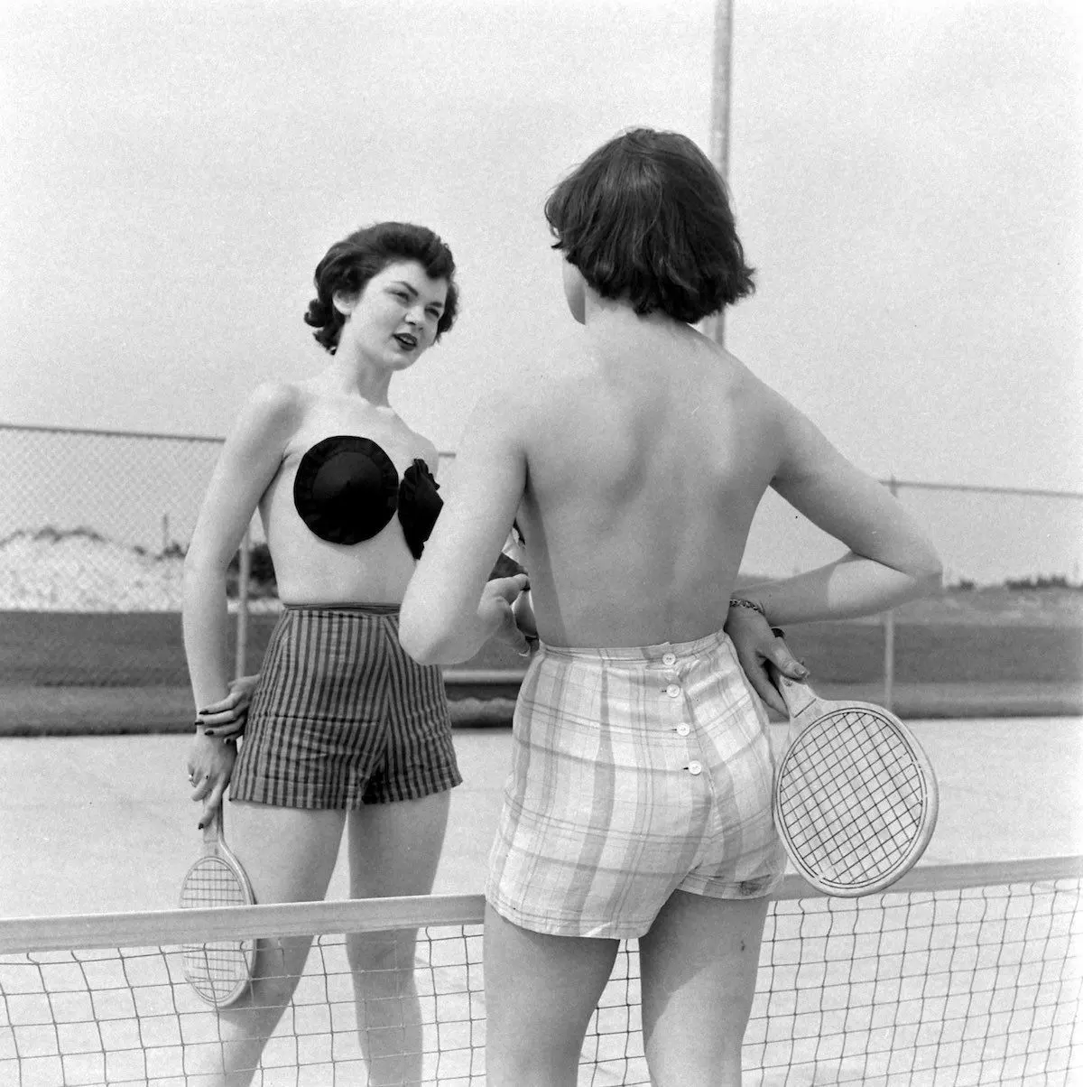 adhesive bra swimsuit photos
