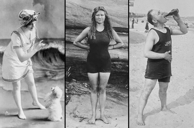 Before Modern Swimsuits: Vintage Photos of Early 1900s Swimwear Styles