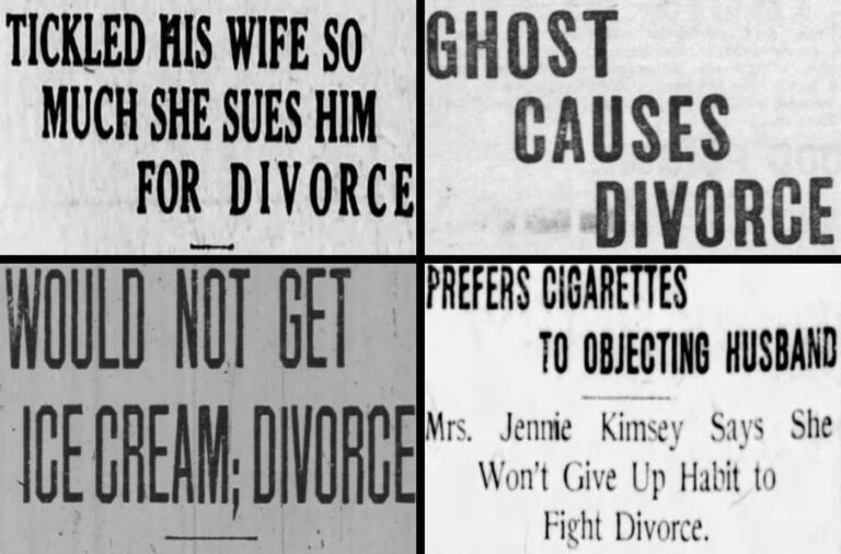Bizarre and hilarious reasons to divorce that made headlines in the early 20th century, 1910s-1920s