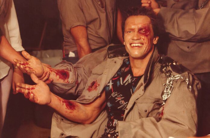 Bringing the Terminator to Life: Behind-the-Scenes Photos of Arnold Schwarzenegger