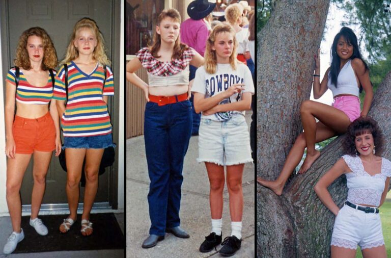 Capturing 1990s Fashion: Photos Showing Young Ladies’ Style
