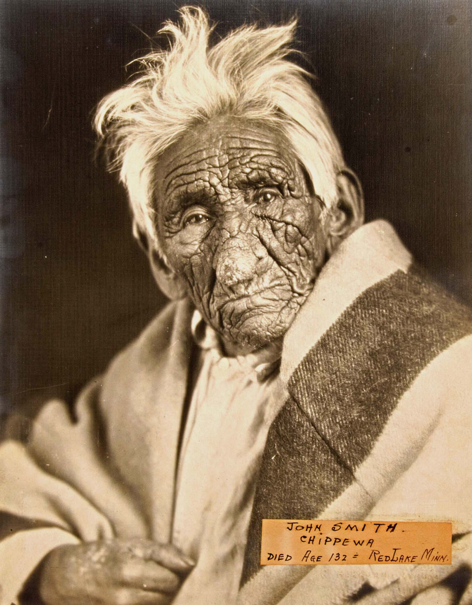 Chief John Smith, reputed to be 138 years old when he died, 1784-1922