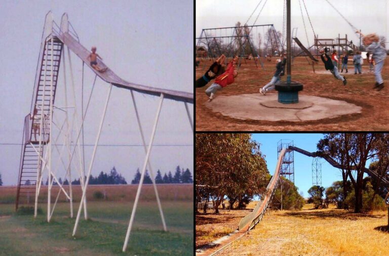 Dangerous Playgrounds of the 1970s: Photos That Prove Safety Wasn’t a Priority