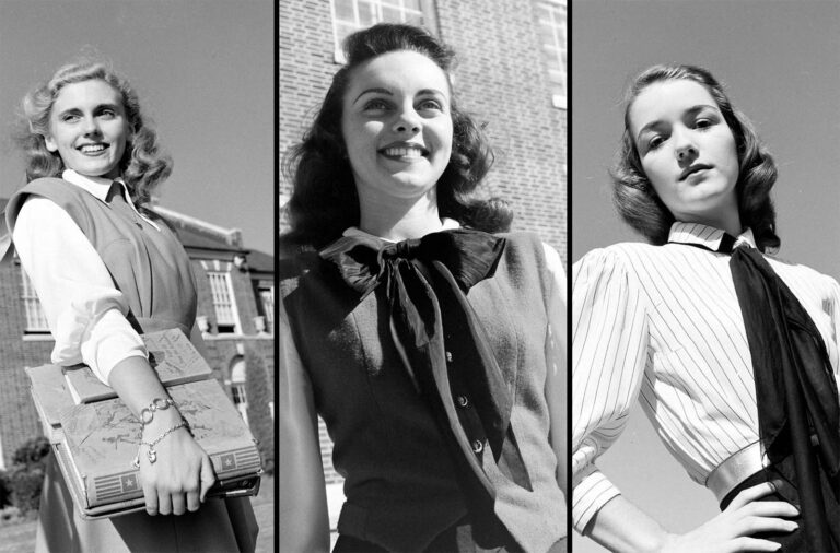 Lovely Portraits of Highland Park High School Teenage Girls, 1947