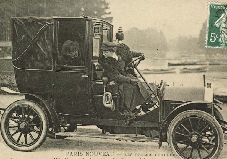 Madame Inès Decourcelle: One of the Very First Female Taxi Drivers in Paris, 1908