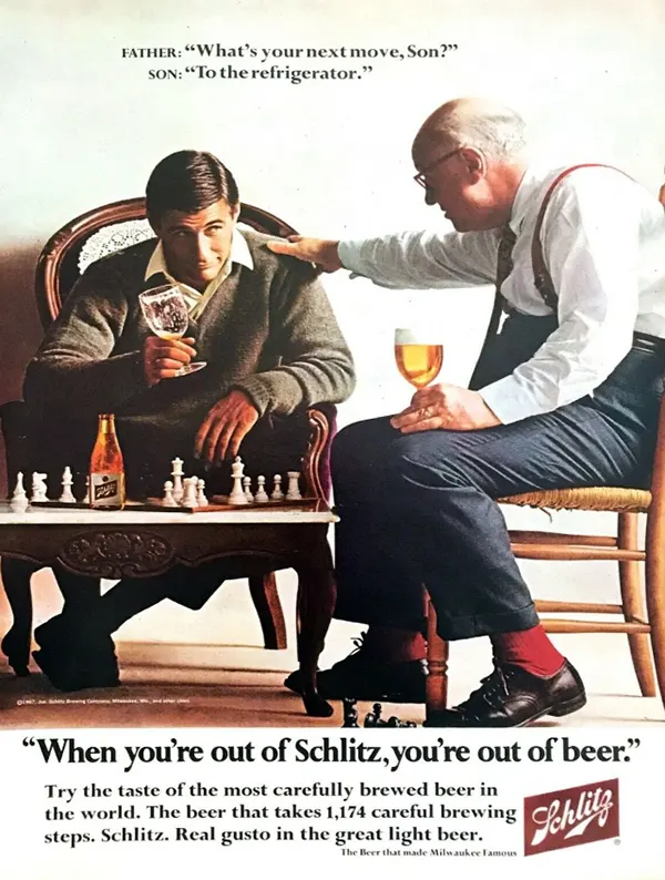 Schlitz vintage ads