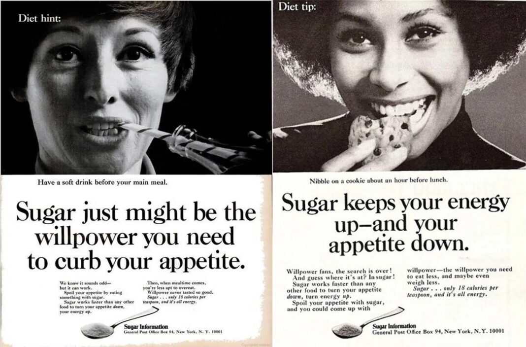 Misleading Vintage Ads About the Dietary Benefits of Sugar, 1950s-1960s
