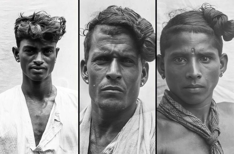 Rare Portraits of People in Kerala, India and Their Hairstyles Captured in the 1920s