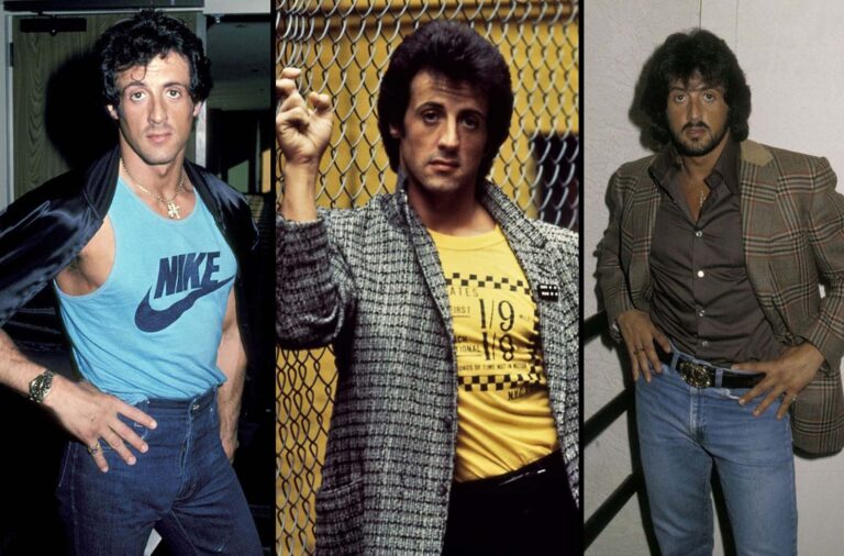 Retro Photos Show Sylvester Stallone’s Unforgettable 1980s Wardrobe and Style