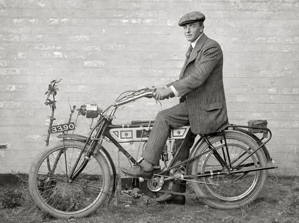 Vintage Photos of People Posing with Motorcycles