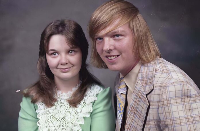 Studio Portraits of 1970s Couples: Love, Style, and Big Hair