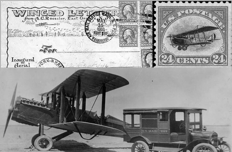 Stunning Old Photos from the Early Days of Airmail Delivery in America, 1910s-1930s