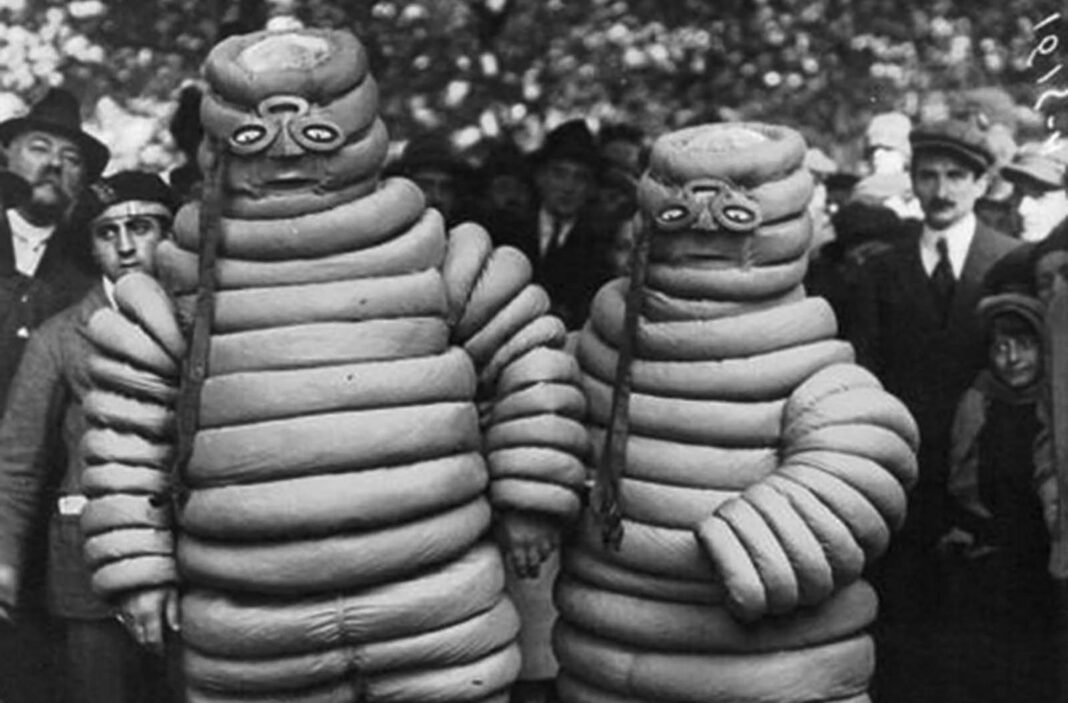 The Brand Icon of Michelin Tires: Vintage Terrifying Photos of the Original Michelin Man