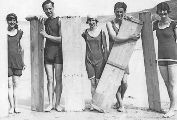 Vintage Photos of People Surfing