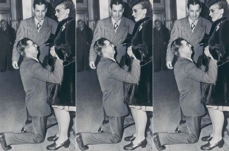 The Story Behind the Iconic 1948 Photo of a Man Begging His Wife for Forgiveness Outside a Chicago Divorce Court
