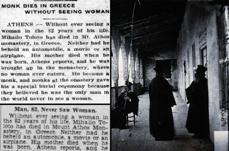 The Story of Mihailo Tolotos, the Greek Monk Who Lived a Lifetime Without Seeing a Woman