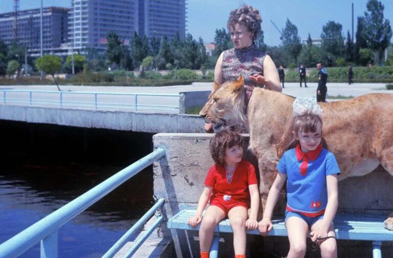The Tragic Story of the Berberovs, a Soviet Family Who Raised Pet Lions at Home, 1970s