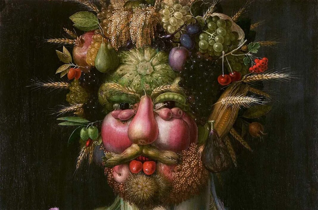 The fascinating Giuseppe Arcimboldo's portraits made out of fruits, vegetables and fish, 1563-1591