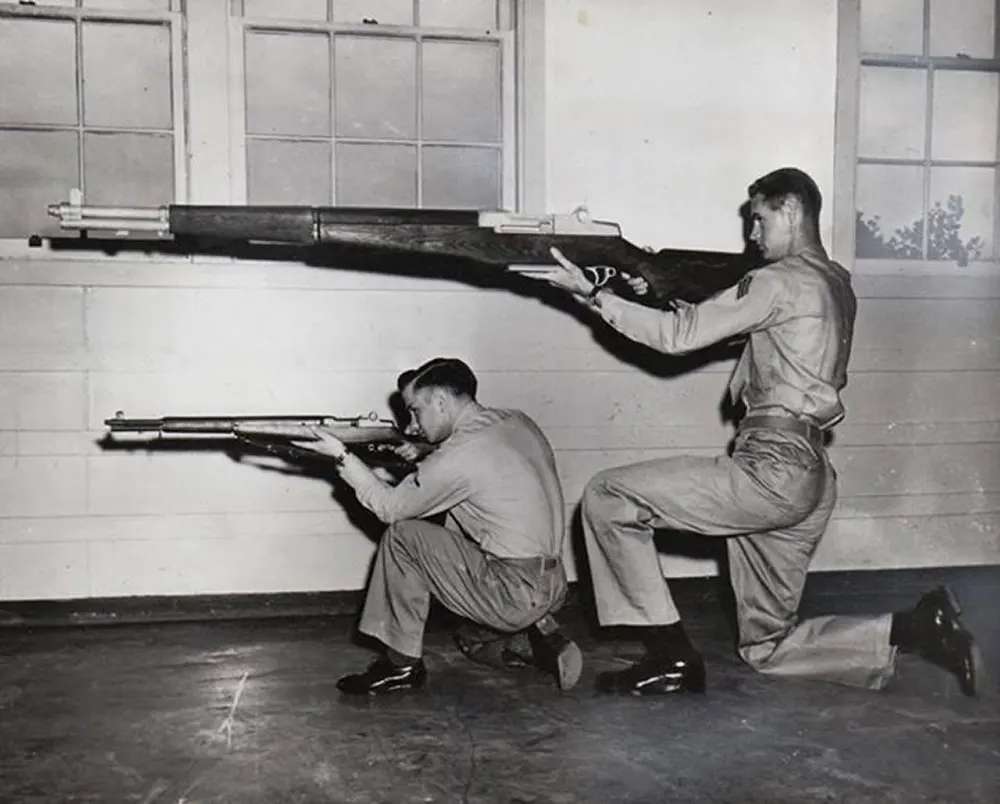 Gigantic training guns photos