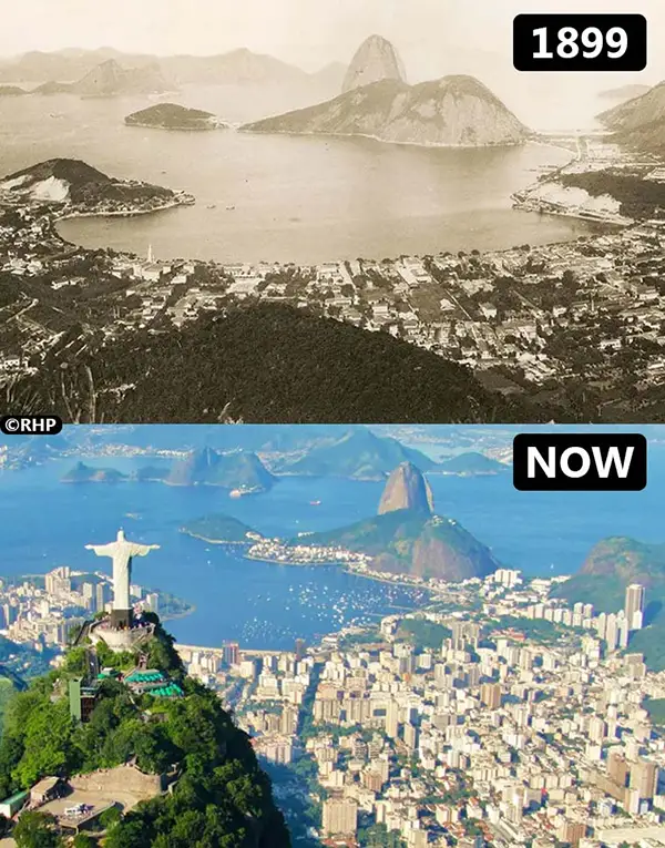 Cityscapes Then and Now Photos
