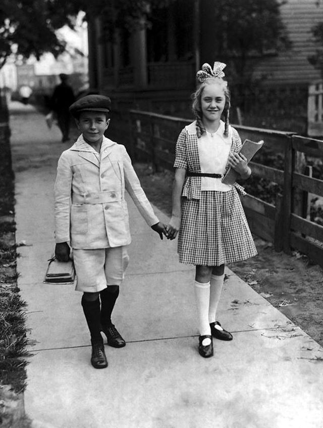 Vintage Photos First Day of School