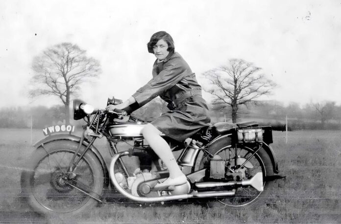 Women and Motorcycling: Vintage Photos of Women Riding Motorcycles in