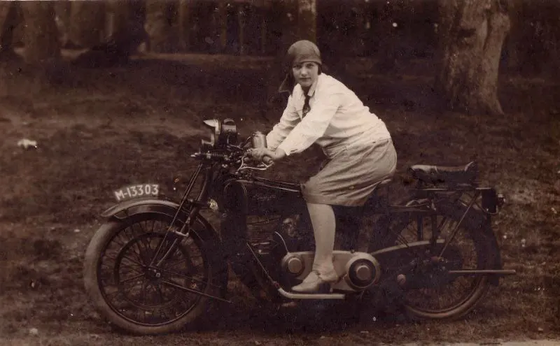 Vintage Photos of Women Riding Motorcycles