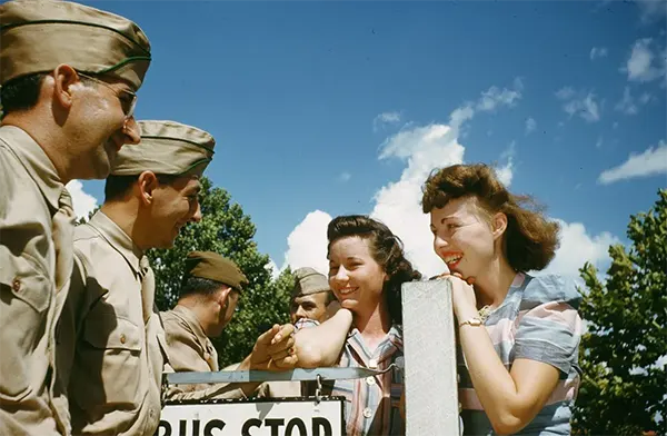 A Last Dance at Fort Bragg: Soldiers Enjoy a Night Out Before Deployment, 1942