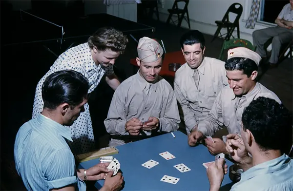 A Last Dance at Fort Bragg: Soldiers Enjoy a Night Out Before Deployment, 1942