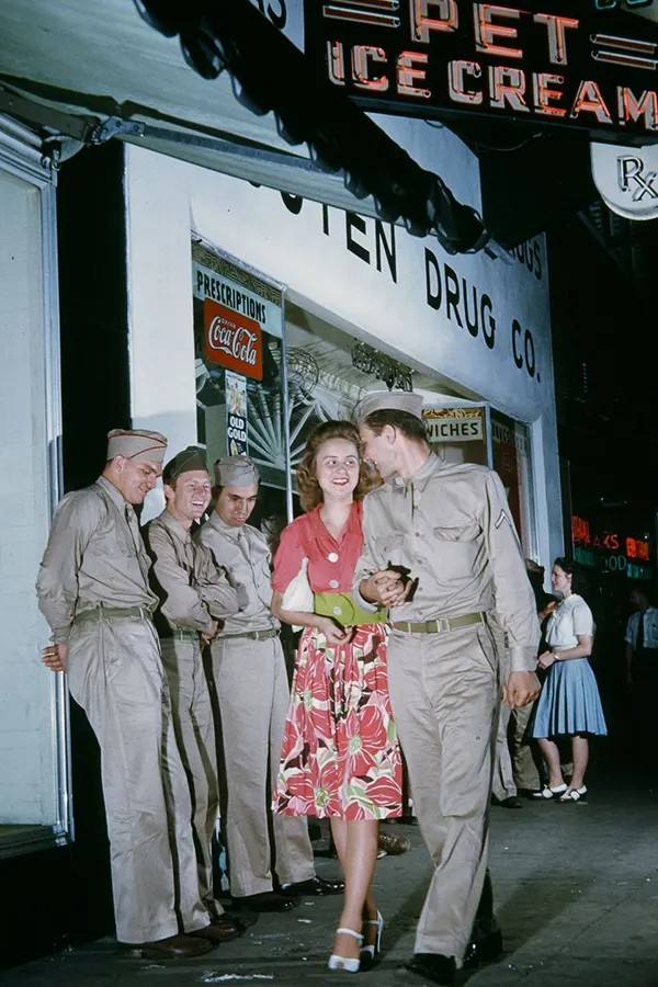A Last Dance at Fort Bragg: Soldiers Enjoy a Night Out Before Deployment, 1942
