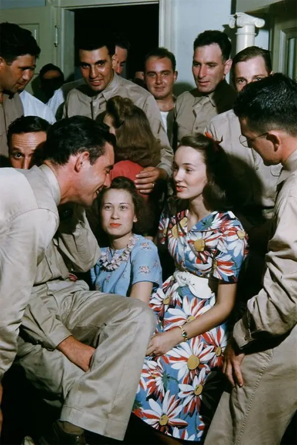 A Last Dance at Fort Bragg: Soldiers Enjoy a Night Out Before Deployment, 1942