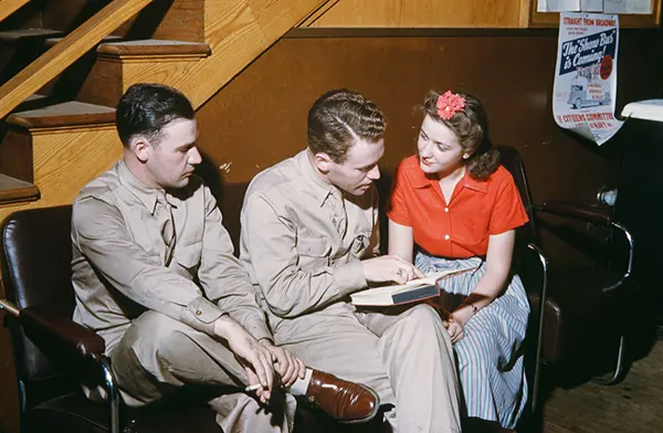 A Last Dance at Fort Bragg: Soldiers Enjoy a Night Out Before Deployment, 1942