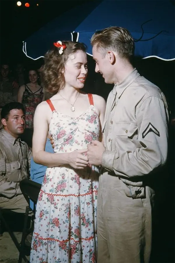 A Last Dance at Fort Bragg: Soldiers Enjoy a Night Out Before Deployment, 1942