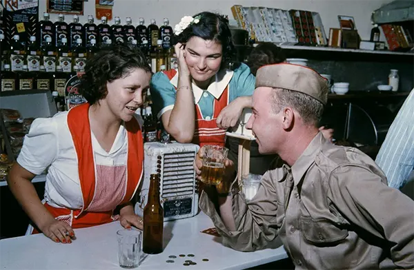 A Last Dance at Fort Bragg: Soldiers Enjoy a Night Out Before Deployment, 1942