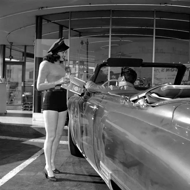 carhop girls vintage photos