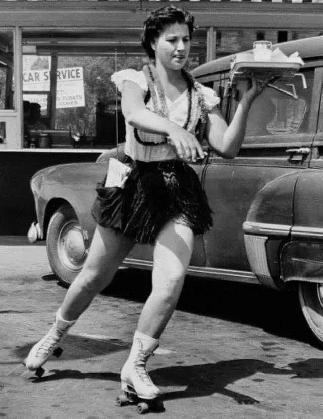 carhop girls vintage photos