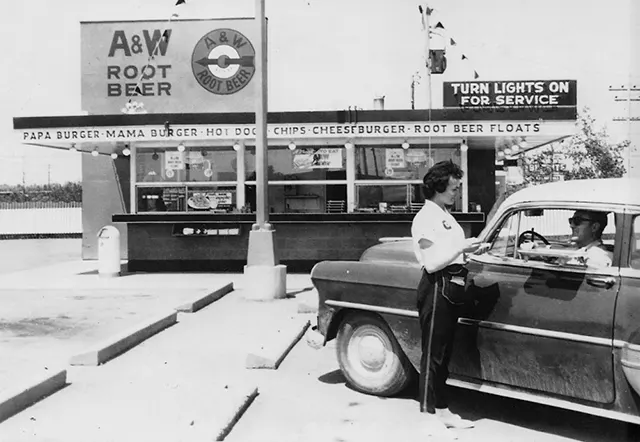 carhop girls vintage photos