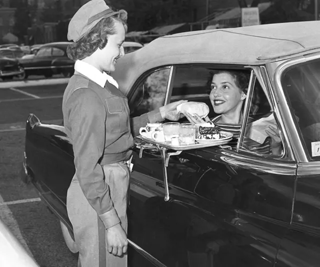 carhop girls vintage photos