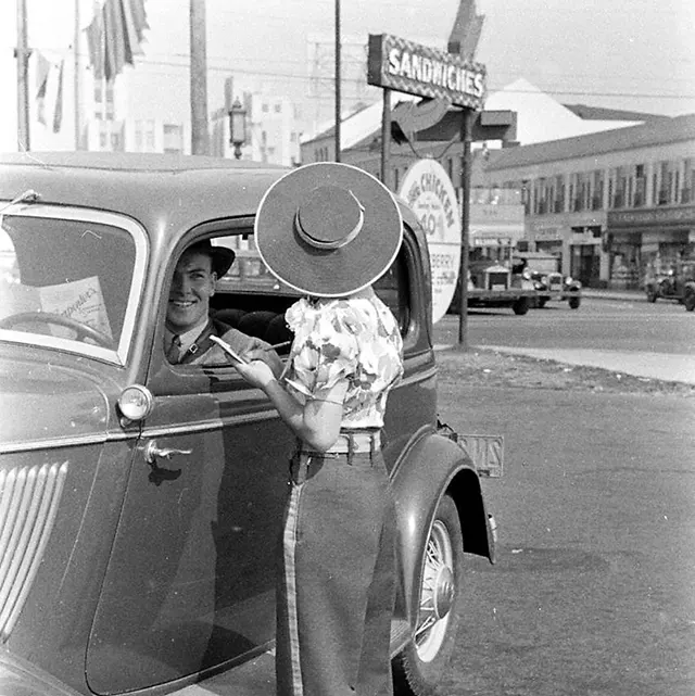 carhop girls vintage photos
