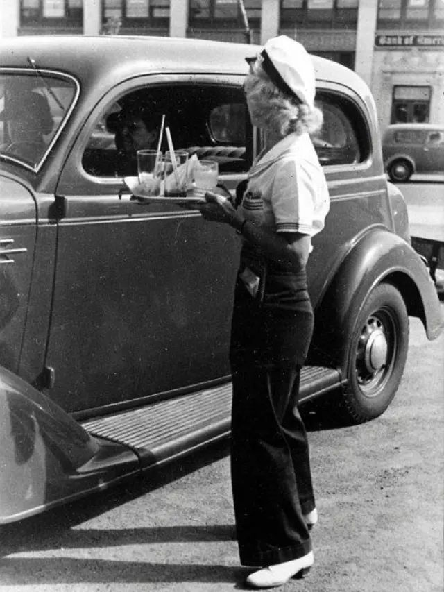 carhop girls vintage photos
