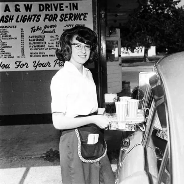 carhop girls vintage photos
